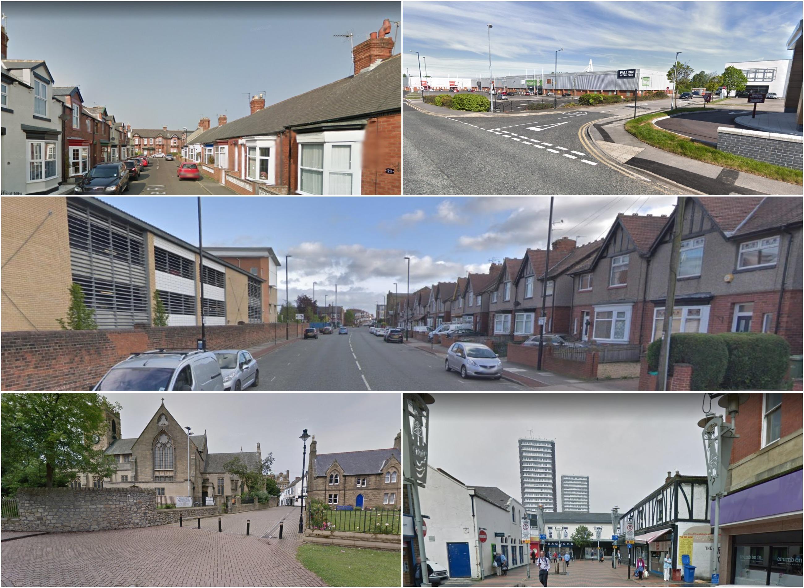 The five locations in Sunderland where the most stop and searches were ...