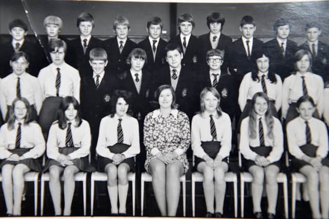 The pupils of Pennywell Comprehensive School who will reunite once more later this month.