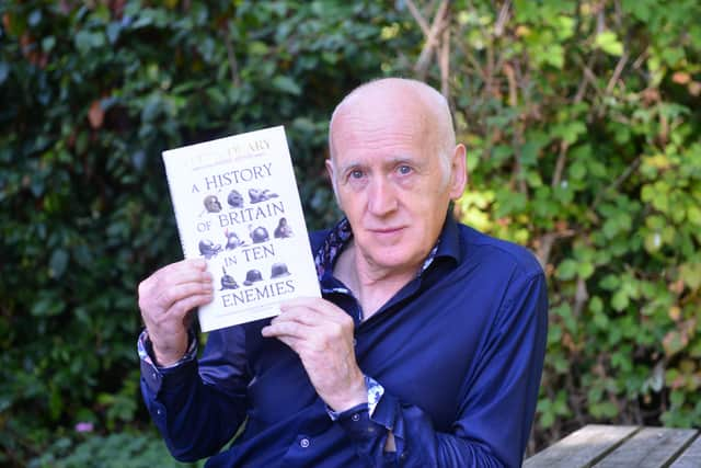 Sunderland born Horrible Histories author Terry Deary launches his new book, A History of Britain in Ten Enemies.