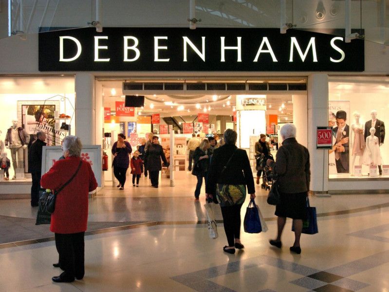 Debenhams to close 50 stores putting 4 000 jobs at risk