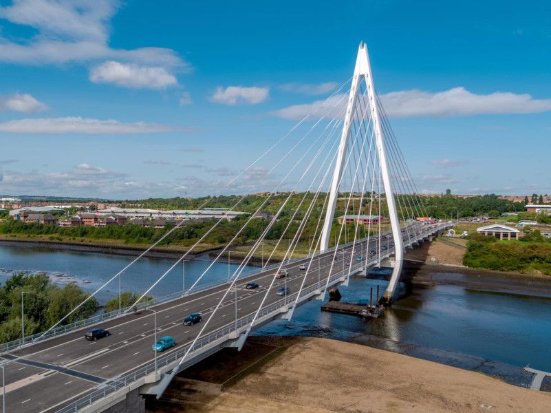 Sunderland s magnificent Northern Spire bridge hits new heights