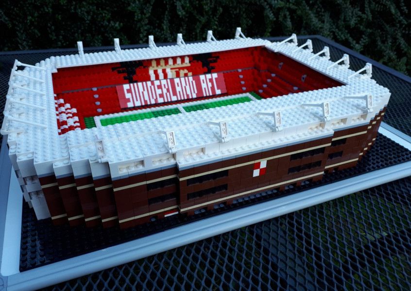 What a brick Lego man builds super model of Sunderland AFC s